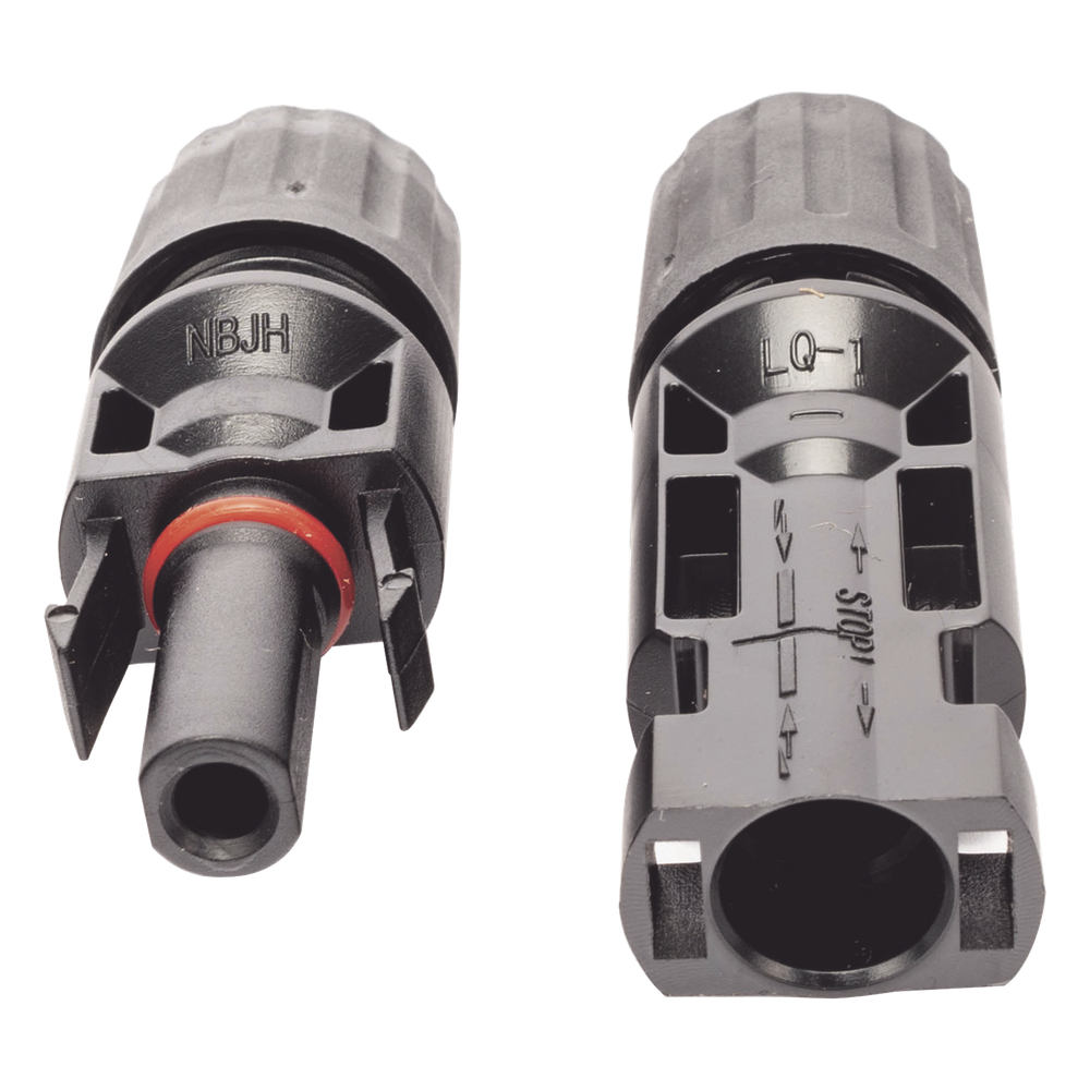 Conector MC-4 para Módulos Fotovoltaicos (conector hembra + conector macho)