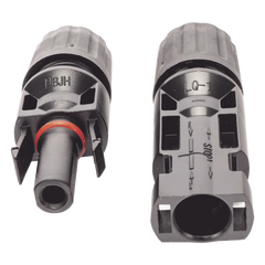 Conector MC-4 para Módulos Fotovoltaicos (conector hembra + conector macho)