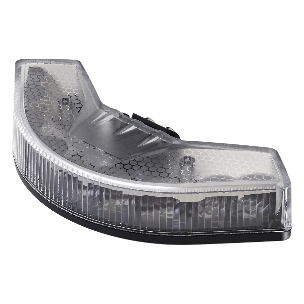 Luz Auxiliar Esquinera de 9 LED, Ambar, Lente Transparente, SAE
