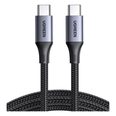 Cable USB-C a USB-C | 2 Metros | Potencia de Carga 240W | 48V/5A | PD3.1 /3.0 | 480 Mbps | Chip E-Market | Carcasa de Aluminio | Nylon Trenzado.