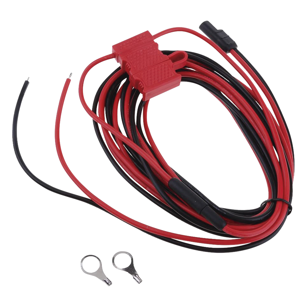 Arnés de Corriente 12 V / 20 A con Portafusible y Fusible de 15 A / Cable 3 m (9.8 ft) Calibre 14 AWG / Radios Móviles Motorola GM300, PRO3100, PRO5100, PRO7100, CDM750, CDM1250, CDM1550, EM200, EM400