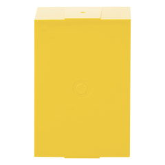 Caja trasera de montaje color amarillo para estaciones de parada STOPPER
