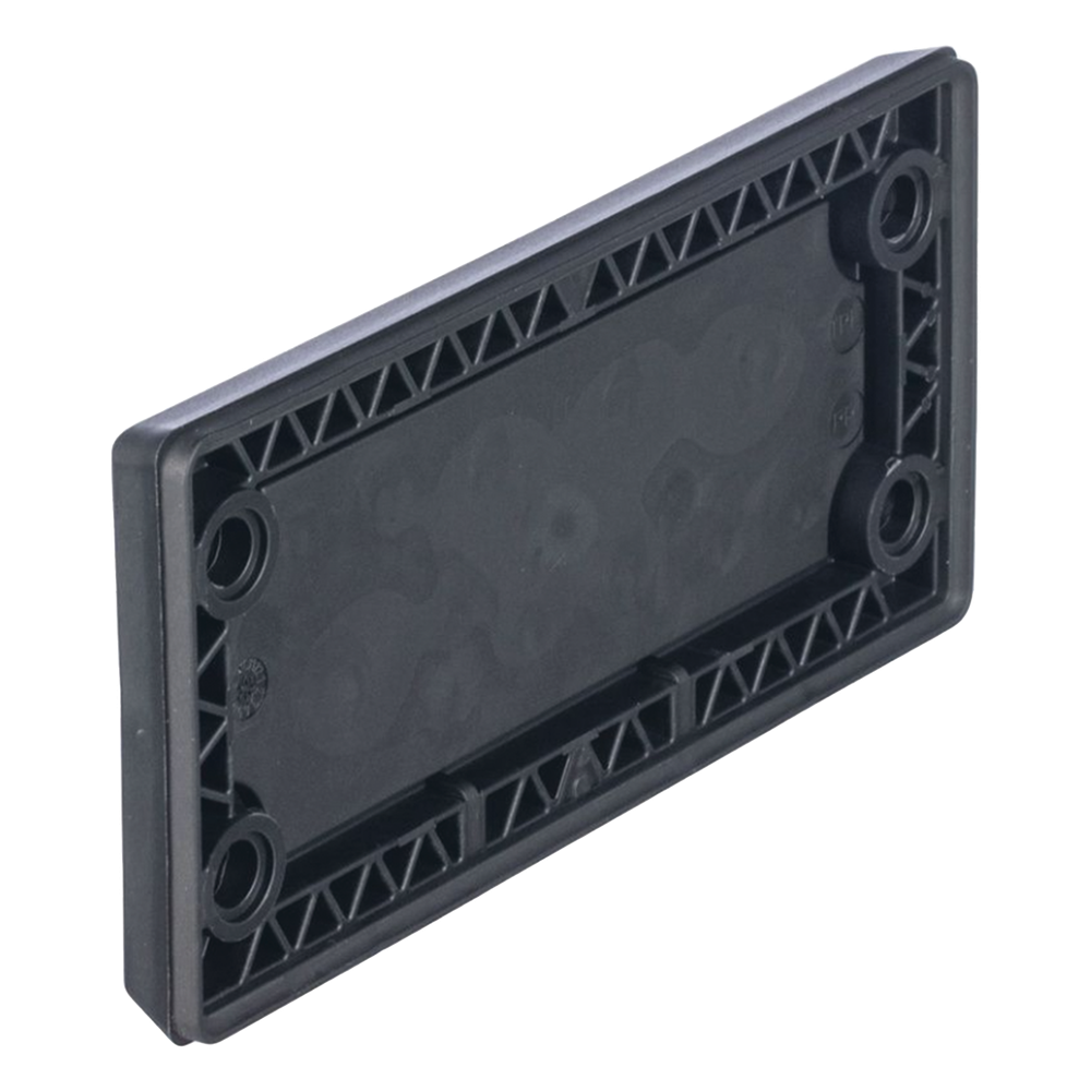 Pasacables Rectangular de Membrana, IP66, 3.39" x 1.42", 12 orificios, para Cables no Terminados. Color Negro