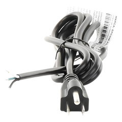 Cable de Alimentación Eléctrica para 120-240 Vca | 1.8 Metros (5.91 Pies) | 3 Fases | Cables Libres