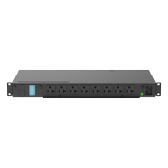 PDU G5 Monitoreable (MI) para Distribución de Energía, Enchufe de Entrada NEMA 5-15P, Con 8 Salidas 5-20R, Horizontal 19in, 120 Vca, 15 Amp, 1UR