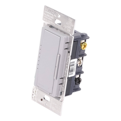 Atenuador de pared inalámbrico Maestro RF para RadioRA 2 y RA2 Select, 250 W LED/CFL, neutro opcional, color gris