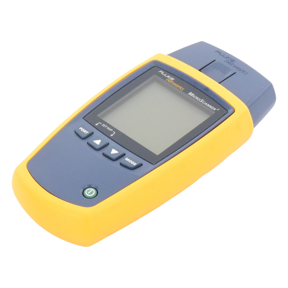 Verificador de Red MicroScanner2, para Comprobación de Redes de Voz, Datos y Video, con Pantalla LCD Retroiluminada