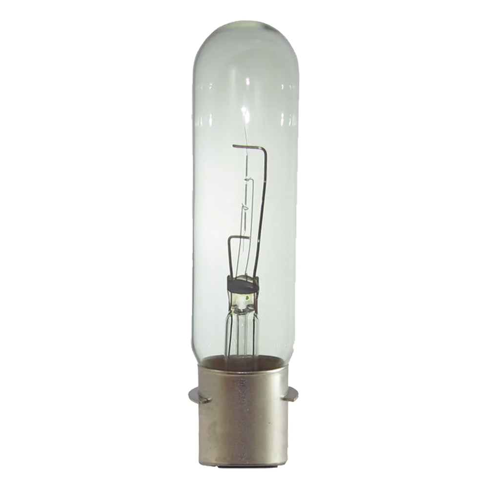 Bombilla de preenfoque transparente de 120 Vca de tamaño mediano para servicio pesado