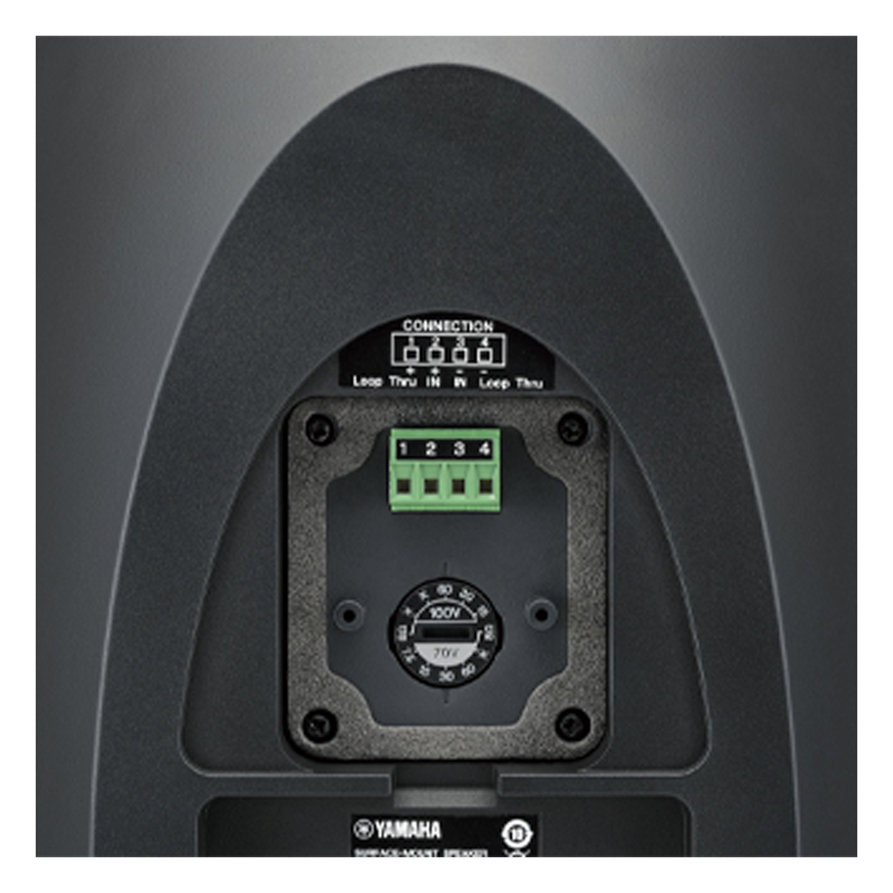 Altavoz de Montaje en Superficie, Woofer 8 Pulgadas | Tweeter 1 Pulgada | Bass-Reflex | IP35 | Ideal para Instalaciones Fijas | Par Color Negro
