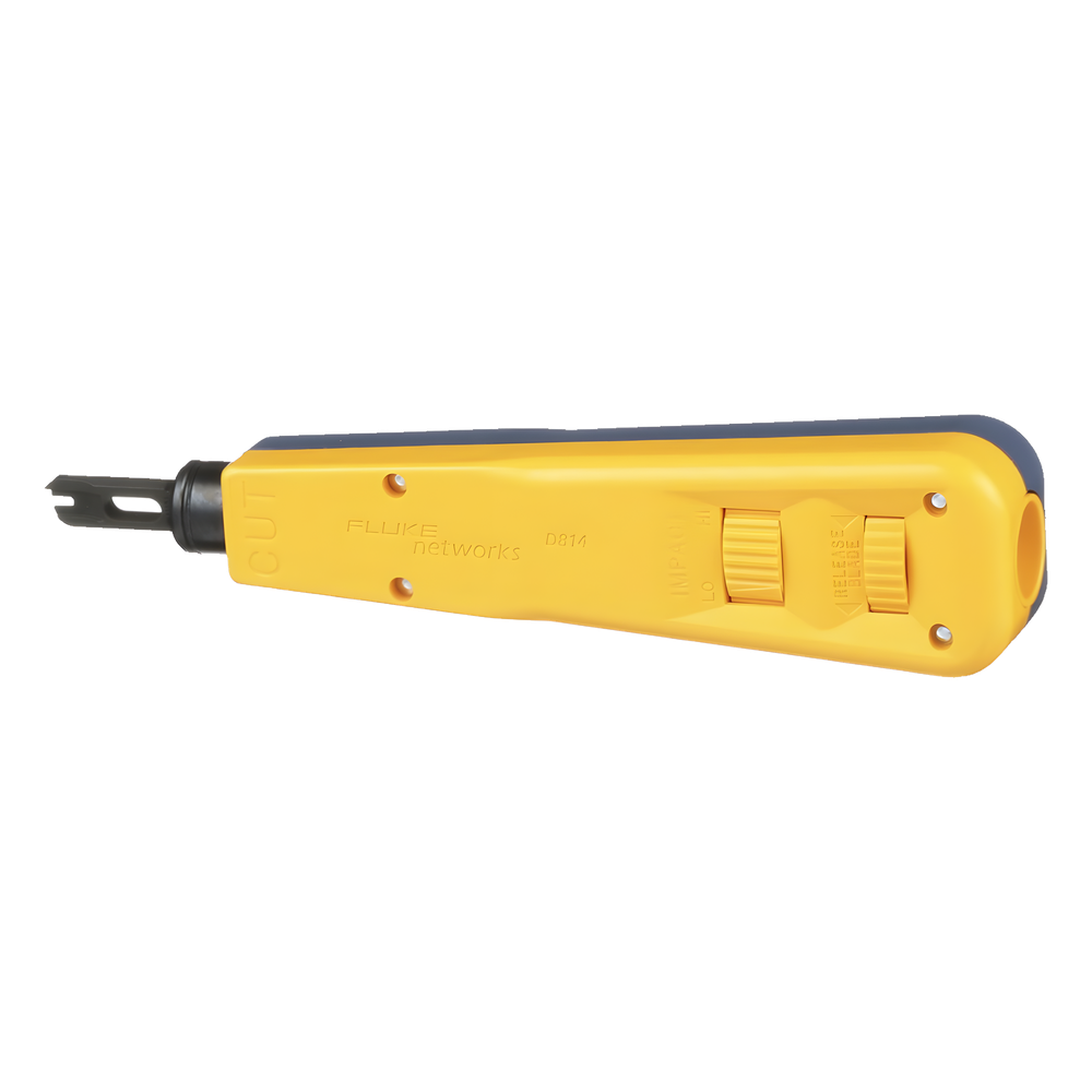 Herramienta de Impacto, con Cuchilla para Terminación de Conectores 110 IDC, Color Amarillo - Fluke Networks