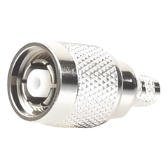 Conector TNC Macho Inverso de Anillo Plegable para Cables LMR-240, RG-8/X, Níquel/ Oro/ Teflón.