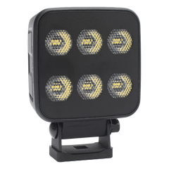 Luz de Trabajo de 6 LED, 6552 Lumenes, 12-24 VCD