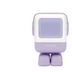 Cargador RobotGaN de 65W Serie UNO | 3 Puertos de Carga Rápida | 2 USB-C | 1 USB-A | PD 3.0 | QC 4.0 | Carga Inteligente | Tecnología GaN II | Zapato Magnético Extraíble | Carcasa Ignífuga | Pantalla LED