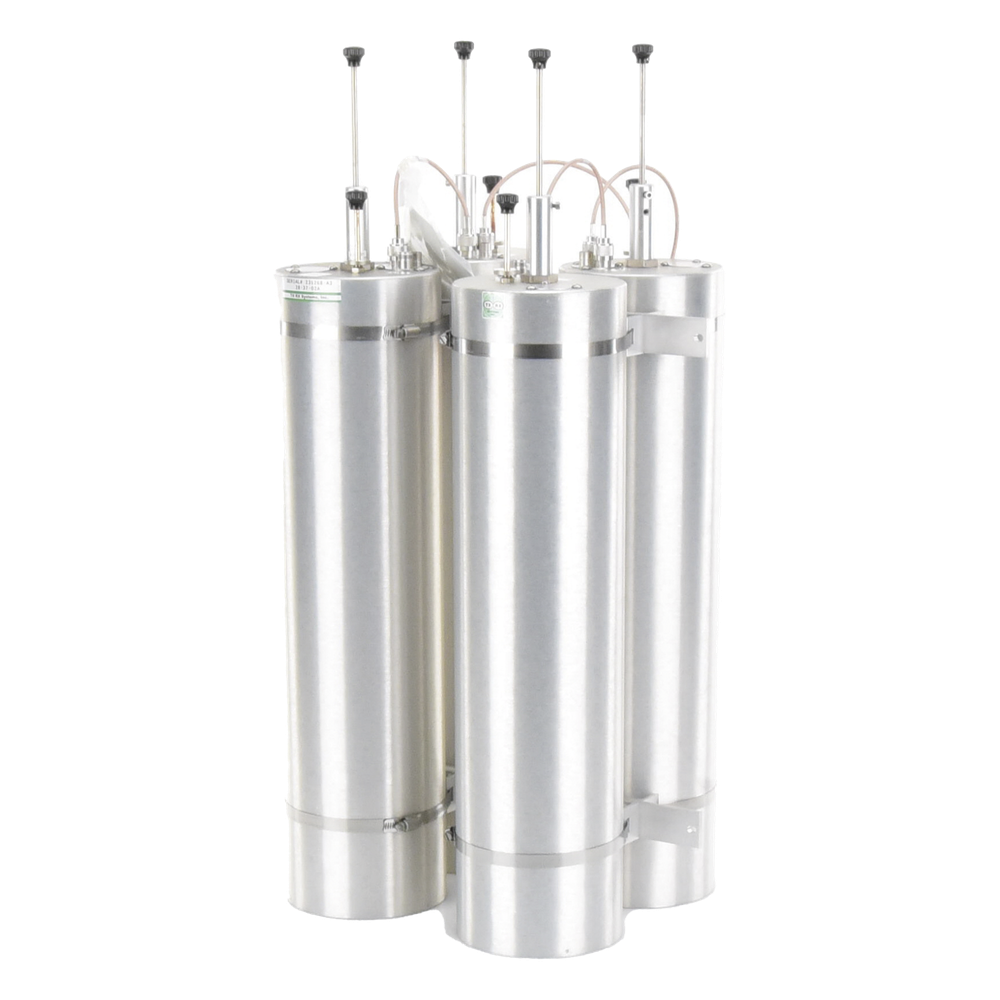 Duplexer Pasa Banda-Rechazo de Banda, 144-174 MHz, 4 Cavidades de 6.625" Diámetro, 500 KHz, 400 Watt, BNC Hembras.