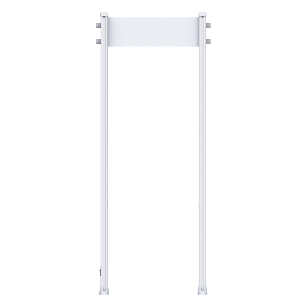 Arco Detector de Metales de 18 Zonas con Pantalla LCD de 7" / Conteo de personas y Alarmas / Ajuste de Sensibilidad e Interferencias / Mejora Anti-Interferencia