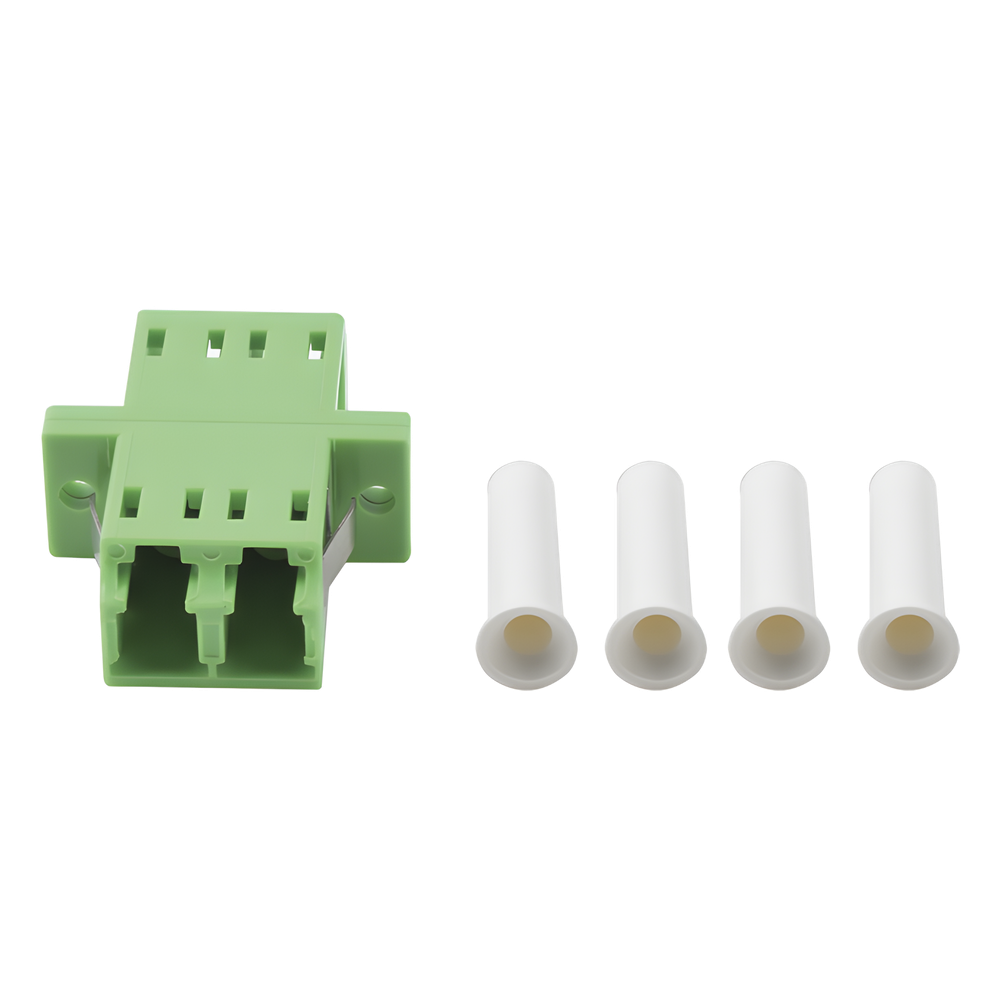 Módulo Acoplador de Fibra Óptica Duplex LC/APC a LC/APC Compatible con Fibra Monomodo