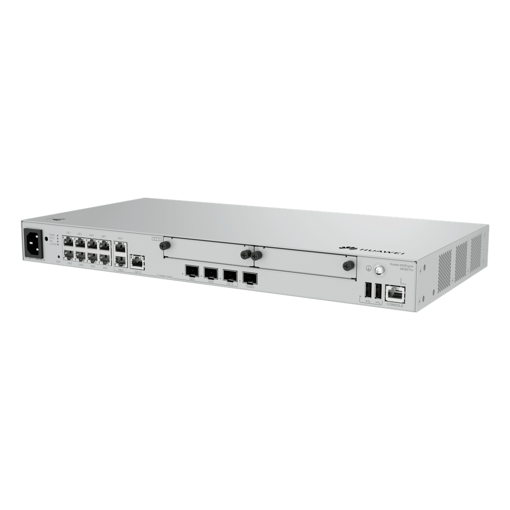 Router Empresarial / LAN: 1 SFP+ & 8×GE / WAN: 1 × SFP+ & 2×GE / 1,200 Usuarios / 128 APs Gestionables / 1,000 Túneles IPsec / 3 Gbps / IPS Antivirus