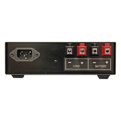 Fuente de poder 13.8V, 19A, conmutada con circuito cargador de baterías.