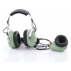 Auriculares estilo Muff-Mic para operaciones de mantenimiento y rampas en aeropuertos