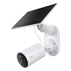 Kit Cámara Solar Tapo / 2K 3MP (2304×1296 px) / Visión Nocturna Color / Batería 6400 mAh 180 Días / IP65 / Panel Solar Integrado / Detección IA Personas / Audio Bidireccional