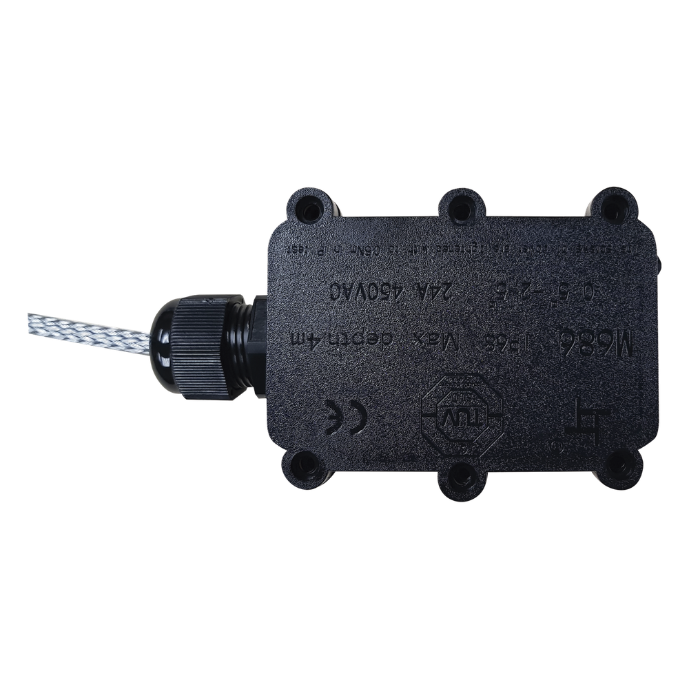 Accesorio Fin de Linea para Cable IRONCLAD/MICALERT / Resistencia 1 M Ohm / Carcasa IP66 para Exterior / Terminacion de Linea Sensor Perimetral / RBTEC MCTR