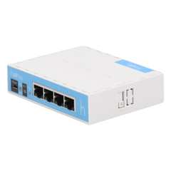 (hAP Lite) 4 Puertos Fast Ethernet y  Wi-Fi 2.4 GHz 802.11 b/g/n