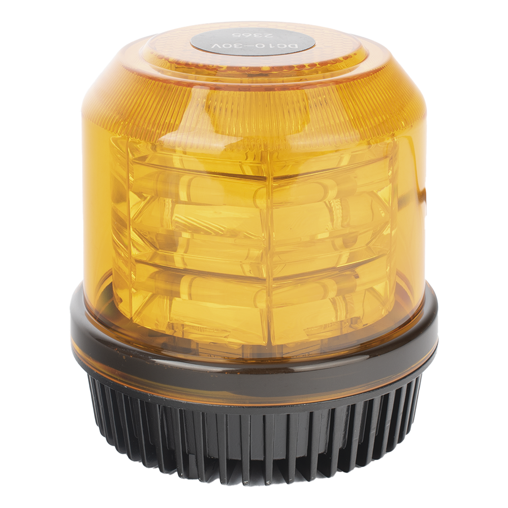 Burbuja brillante de 12 LEDs, color ambar, montaje fijo