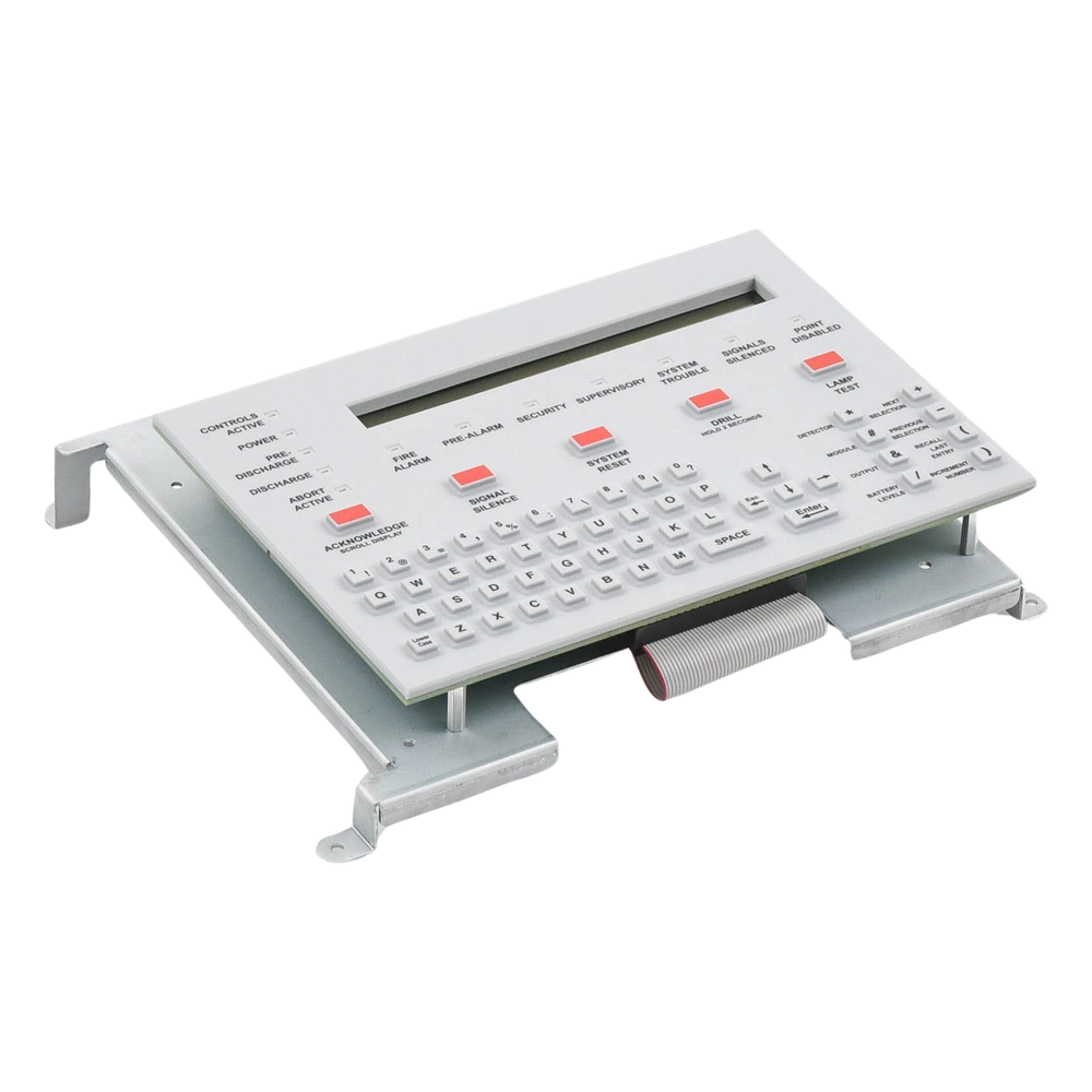 Teclado con Pantalla LCD de 80 Caracteres / Teclado QWERTY Completo / para Paneles NOTIFIER Serie ONYX NFS-320 y NFS2-640