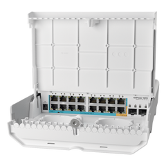 (netPower 15FR) Switch exterior de 18 puertos con 15 puertos PoE inversos y SFP