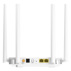 Router ONU GPON/EPON Wi-Fi 5 / 1200 Mbps (2.4 GHz + 5 GHz) / Puerto PON SC/UPC / 2 Puertos Gigabit LAN/WAN / 4 Antenas Externas / Mesh / 84 Clientes