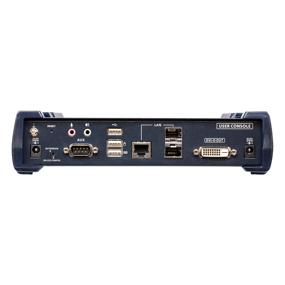 Receptor KVM over IP 2K DVI-D Dual-Link | Dual SFP | PoE | Resolución hasta 2560 x 2048 | Transmisión sin pérdidas | Alimentación redundante | Gestión Centralizada CCKM