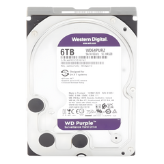 Disco Duro PURPLE de 6TB / 3 AÑOS DE GARANTÍA / Para Videovigilancia