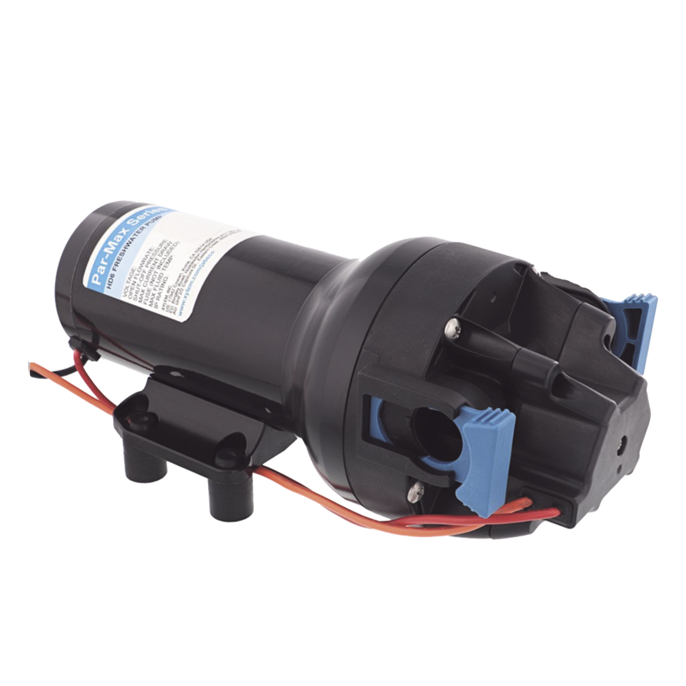 Bomba de Diafragma  Hotshot HD5 / 12 VCC / 5 GPM (18.9 LPM) / 70 PSI (4.8 BAR) / Interruptor de Presión Integrado / Autocebante / Funcionamiento en Seco / IPX6 / Lavado Marino