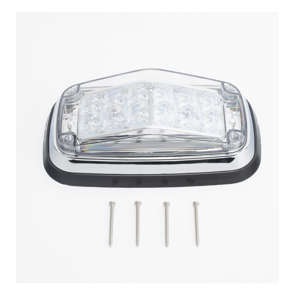 Luz de advertencia 8 X 4", Color Rojo / Claro, IP67, SAE, Ideal para Ambulancias