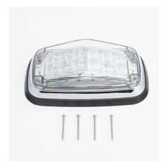Luz de advertencia 8 X 4", Color Rojo / Claro, IP67, SAE, Ideal para Ambulancias