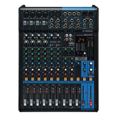 Mezcladora de Audio | 12 Canales | 6 Entradas de Micrófono/línea | 2 Entradas Estéreo | Efectos Integrados | Alimentación Phantom | USB