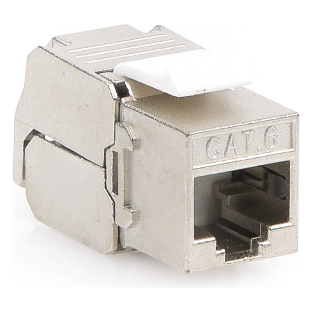 Módulo Jack Keystone Cat6 Blindado (STP) Sin Herramienta (Toolless)