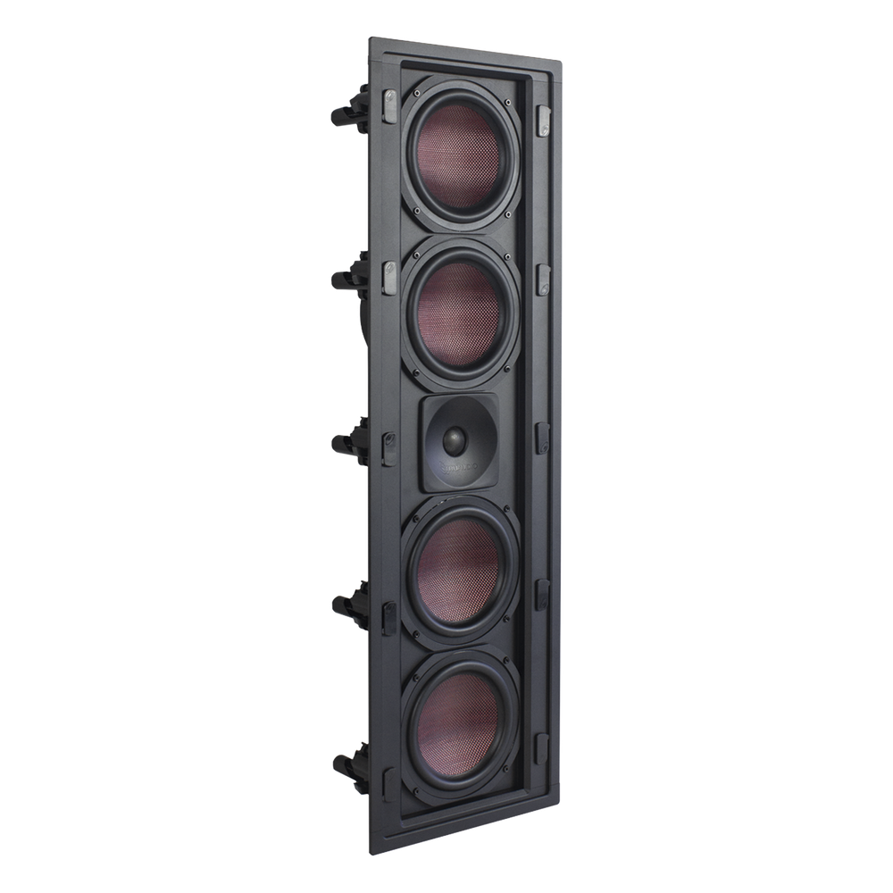 BOCINA DE PARED | 4 WOOFERS DE FIBRA DE CARBONO 6.5'' | TWEETER DE TITANIO 1'' | 250W