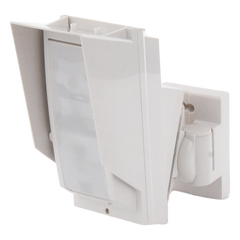 Detector de Movimiento PIR / 100% Exterior / Cableado / 24 m (78.7 ft) de Alcance / IP65 / Giro 180° / Instalación a 3 m / Compatible con Cualquier Panel