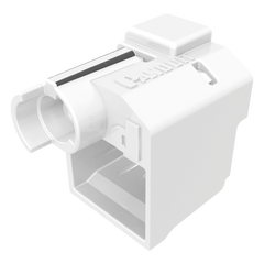 Kit de 10 Dispositivos Para Impedir Desconexión de Plug RJ45, Color Blanco, Incluye Herramienta para Instalar/Retirar