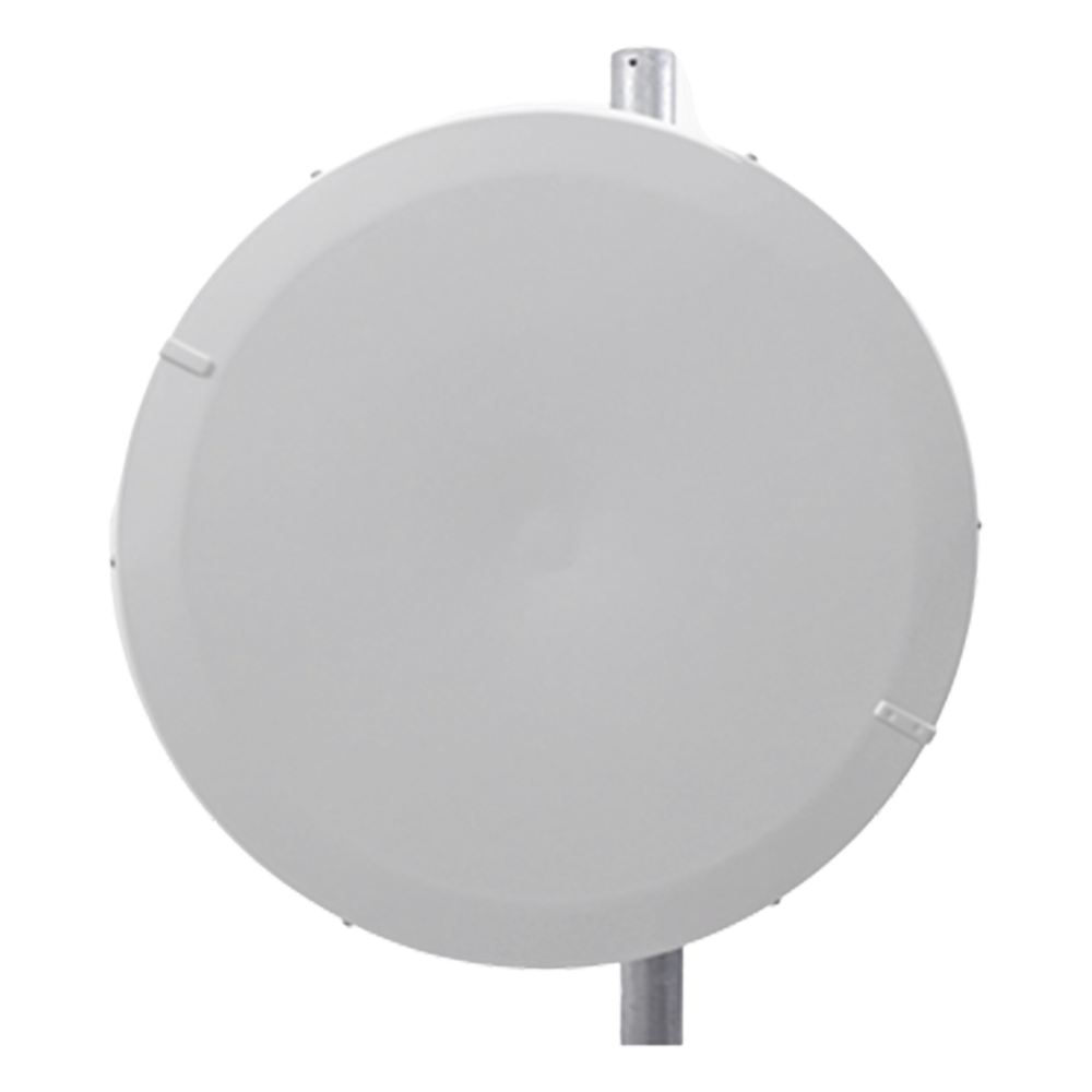 Antena Direccional de Alto Rendimiento/ Parábola profunda para mayor aislamiento al ruido / 29 dBi / 4.9 - 6.4 GHz / Conector de guía de onda para radios B5X, C5X, y C6X / Fácil Montaje y Soporte de acero inoxidable / Radomo Inclu