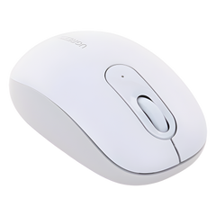 Mouse Inalámbrico 2.4G 800/1200/1600/2400 DPI | Función de 3 botones | Alcance 10m | Silencioso |  Ergonómico | Anti-caída y Anti-interferencias | Batería Alcalina AA incluida  | Color Dusty Blue.