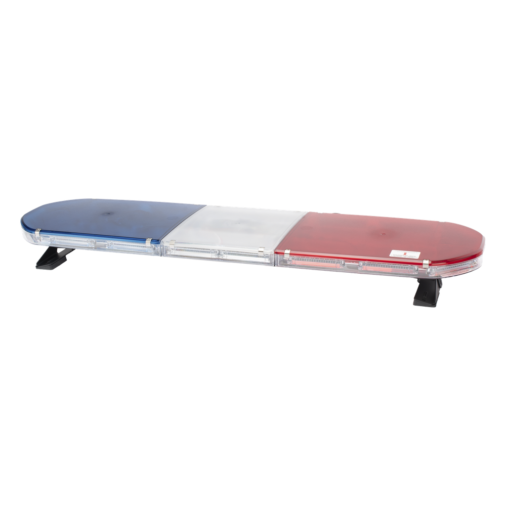 Barra de luces de 300 LED, Serie 16, Dual Color, Frontal: Rojo/Blanco, Azul/Blanco, Trasero: Rojo/Ambar, Azul/Ambar, 47 Pulgadas