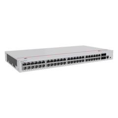 Switch de Acceso Gigabit Administrable PoE Capa 2 / 48 puertos 10/100/1000 Mbps (PoE) / 4 Puertos 10GE SFP+ Uplink / ERPS / IMGP Snooping / DHCP Snooping / PoE Perpetuo / 380W / Administración Nube Gratis