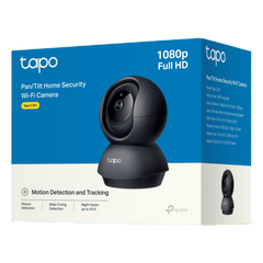 Cámara PTZ Wi-Fi Hogar / 1080p Full HD / Visión Nocturna 12 m (39.4 ft) / Detección de Personas y Llanto de Bebé / Seguimiento Automático / Audio Bidireccional / Almacenamiento microSD hasta 512 GB / Compatible Alexa y G
