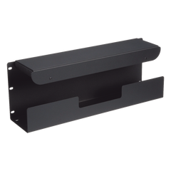 Accesorio Pasacables Para Rack Estándar de 19 in, 4 UR, Capacidad de 260 Cables Cat6, 4.5 in de Profundidad, Color Negro