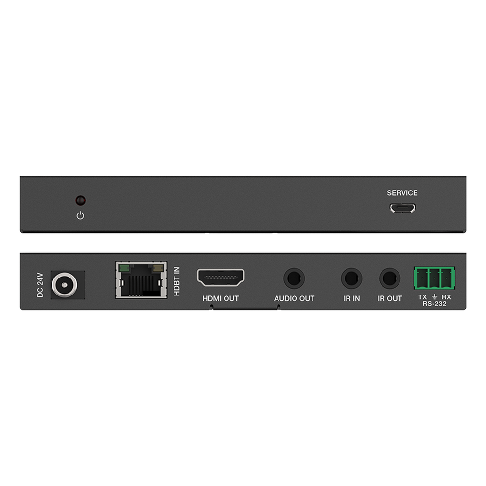 Splitter mas Extensor de Video | 1x2 | ProAV | HDBaseT™ | 120m en 4K@60Hz | 150m en 1080p@60Hz | Cat6/6a/7 | Gestión Avanzada EDID | Control IR y RS232 | PoC | Salida de Audio