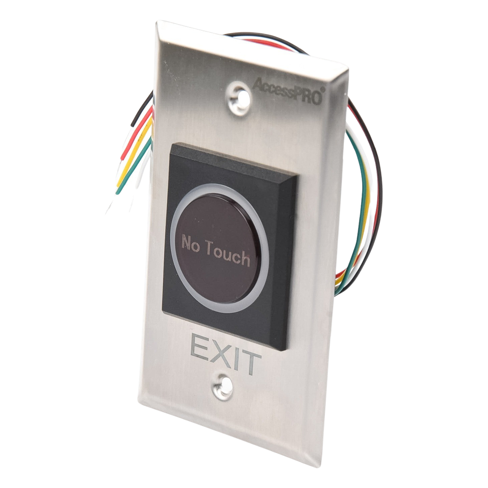 Botón de Salida sin Contacto con Control Remoto / Iluminación LED / Distancia de Detección Touch Ajustable