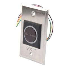Botón de Salida sin Contacto con Control Remoto / Iluminación LED / Distancia de Detección Touch Ajustable
