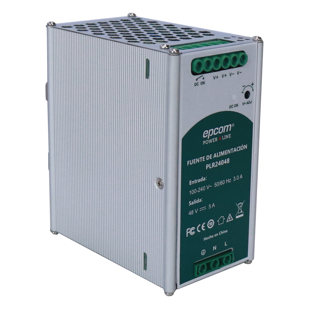 FUENTE DE ALIMENTACION 48 VCC / DIN RIEL /  5 AMPERES / 240 W